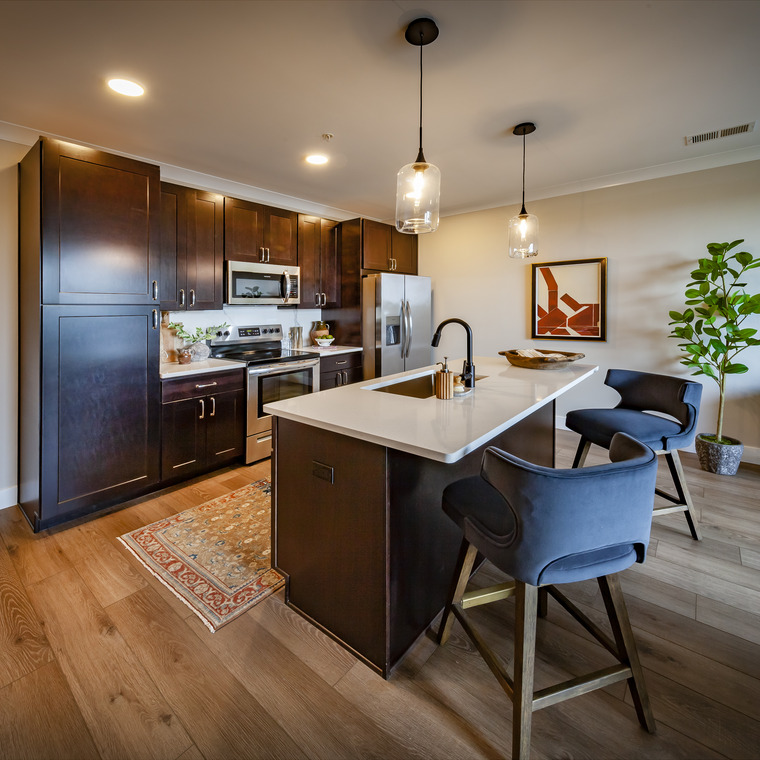 Kitchen and Living Area